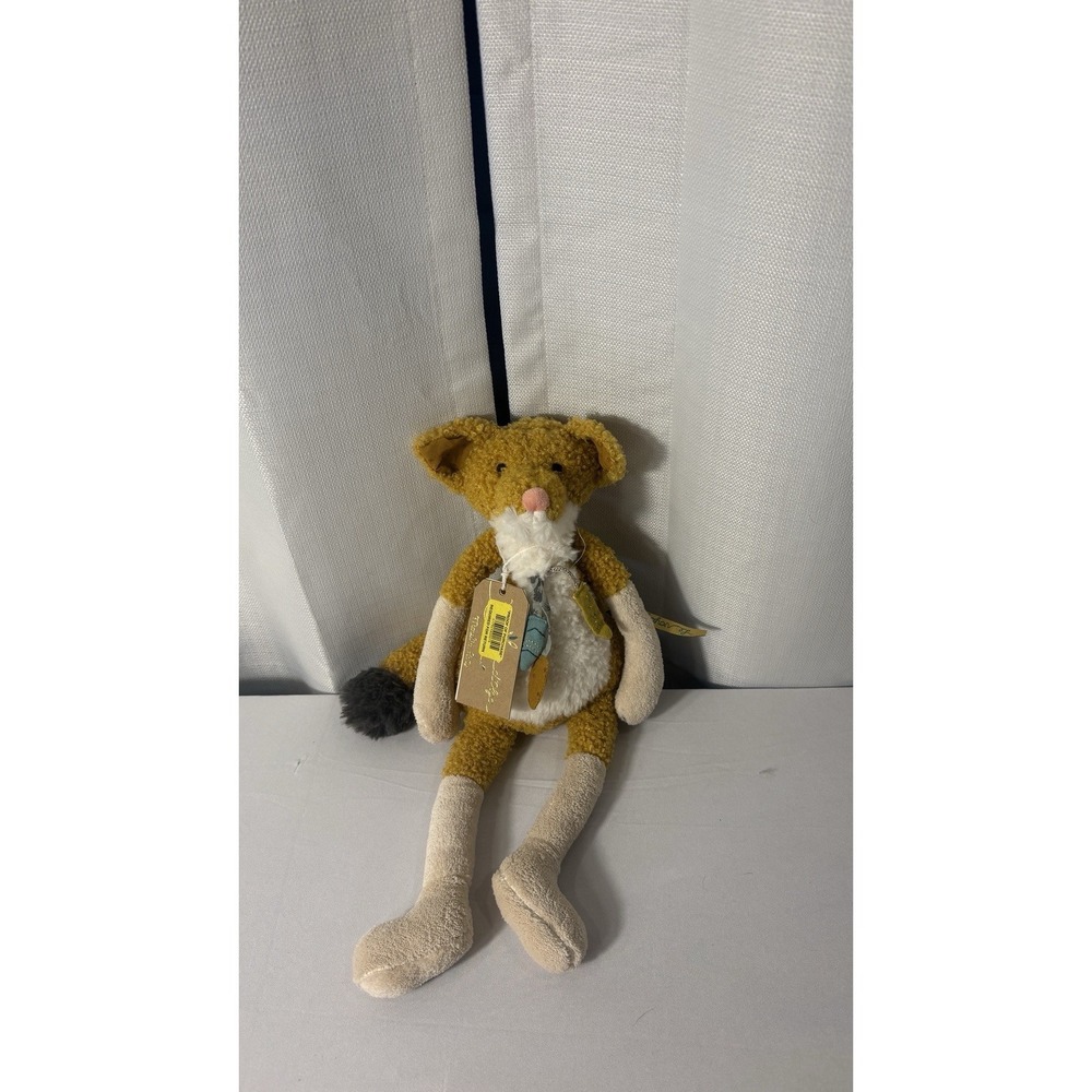 NWT Moulin Roty Chaussette the Fox Plush Le Voyage d'Olga‎ 15"  Stuffed Animal